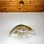 Vintage La Murrina Murano Glass Pendant Lamp: Italian MCM Lighting