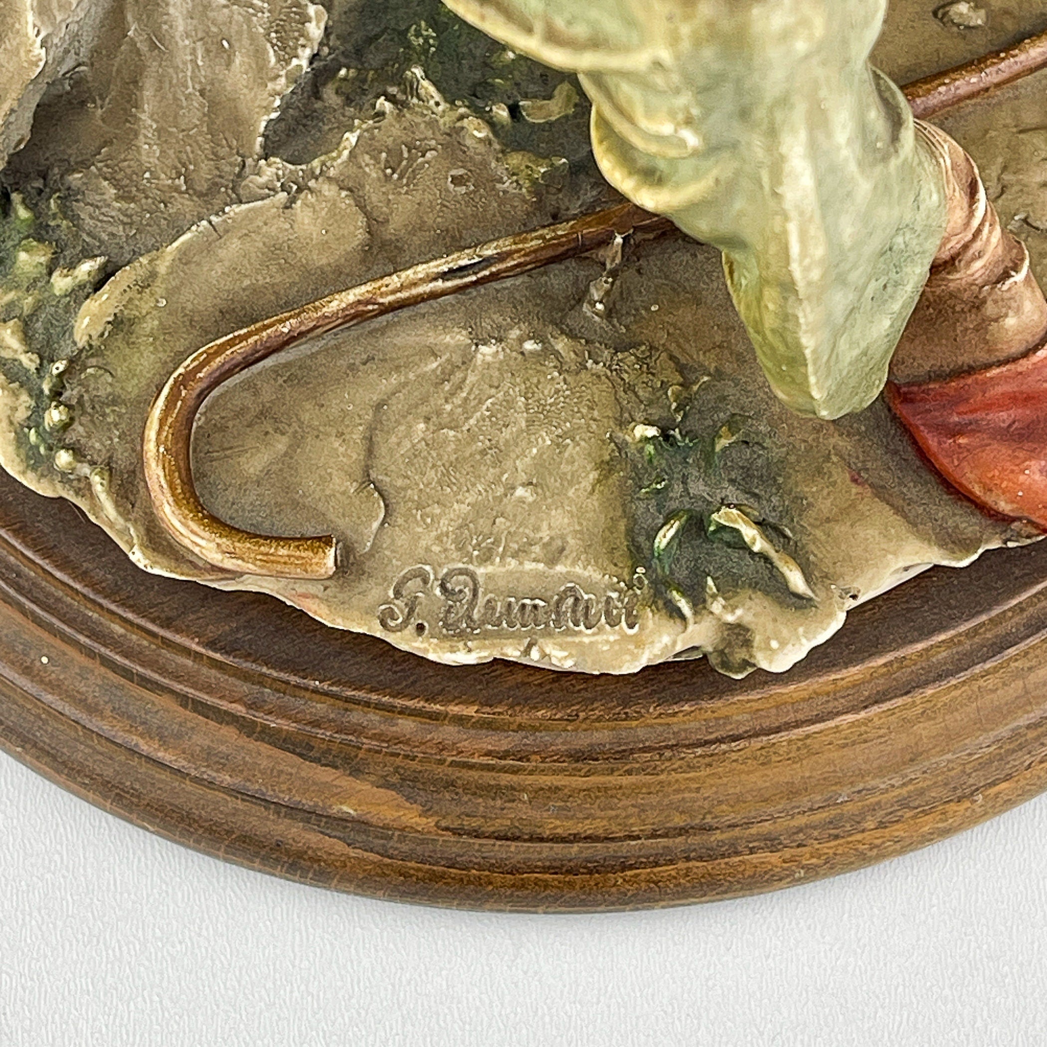 Original ceramic sculpture by Giuseppe Armani for Capodimonte, Italy 1970s, Vintage home decor