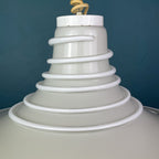 Mid-century murano pendant lamp Italy 1970s Space age Retro lighting