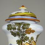 Vintage vase with lid by Lorenzo Di Stefano, Italy, late 20th Century