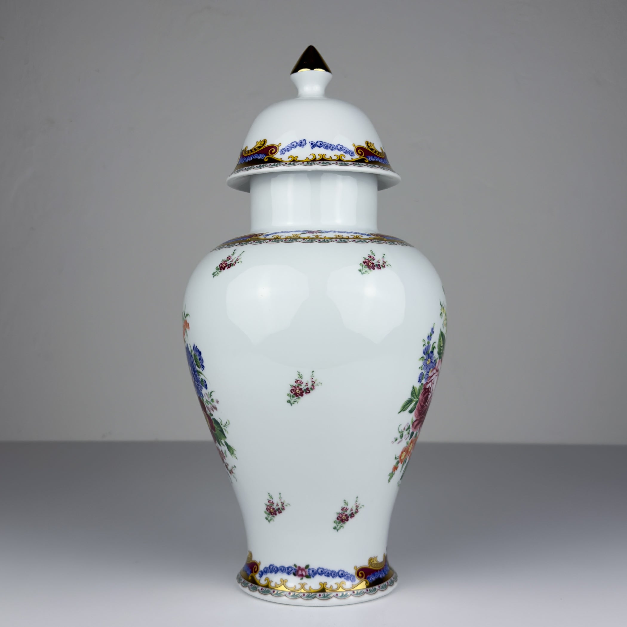 Vintage porcelain ginger jar by Limoges, France, 1970s