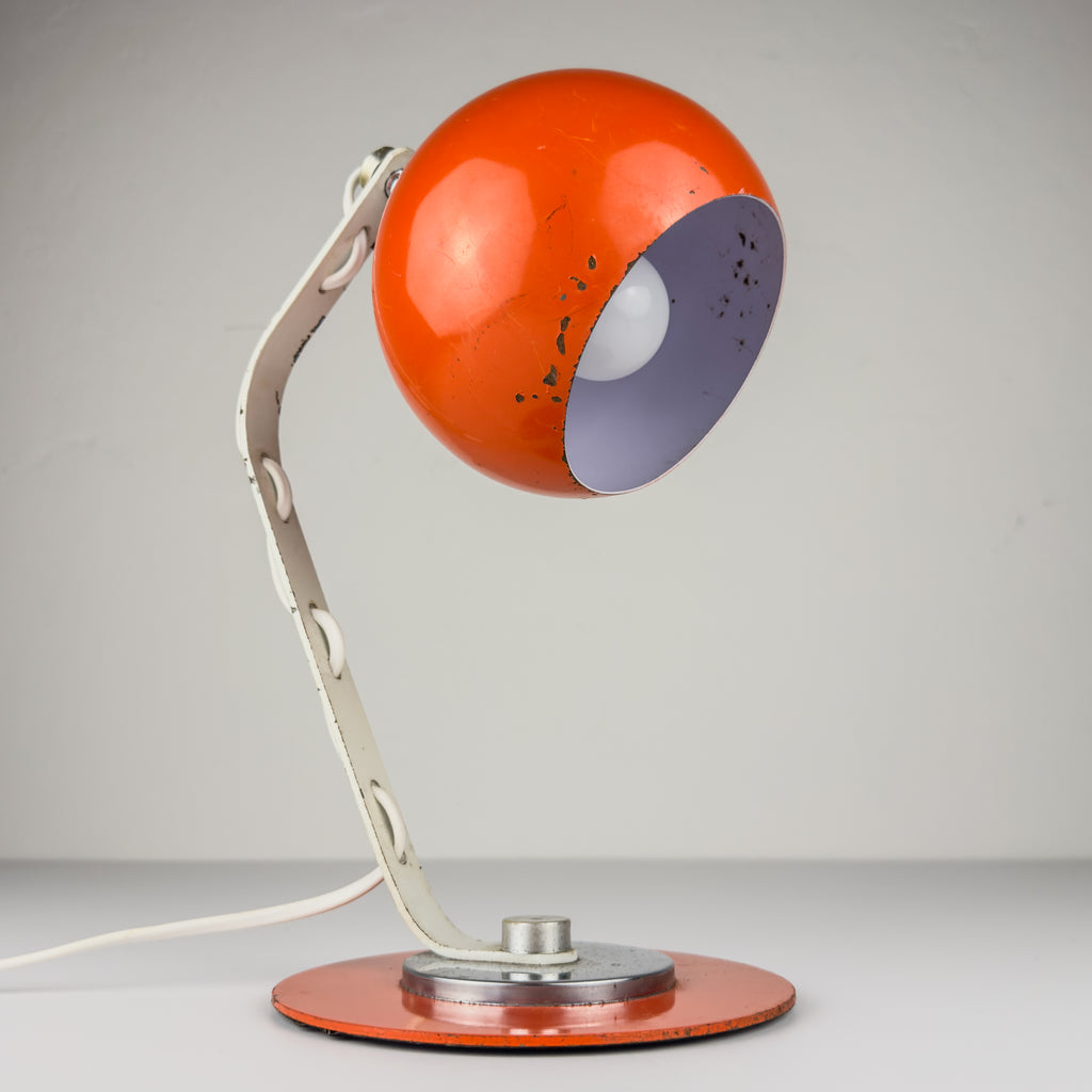Mid-Century Eyeball Desk Lamp, Italy, 1970s