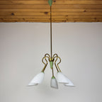 Vintage Stilnovo chandelier, Italy 1940-50s