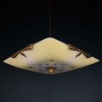 Art Deco Vintage Chandelier, Italy 1930s