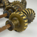 Antique solid brass Door Knob, Italy early 20th century