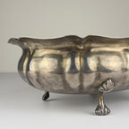 Vintage Silver Plated Bread Basket or Fruit Dish, Italy, 1950s