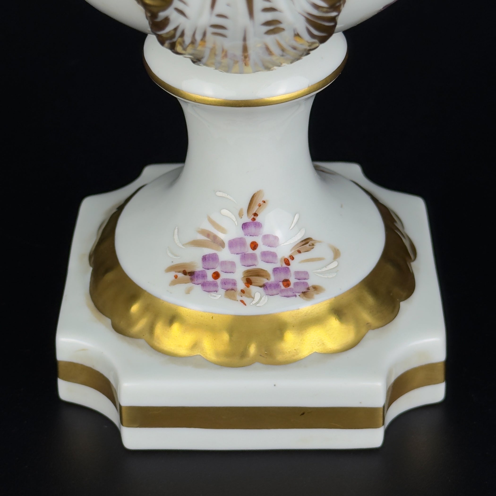 Vintage porcelain vase in the style of "Old Paris", China, Mid-20th Century