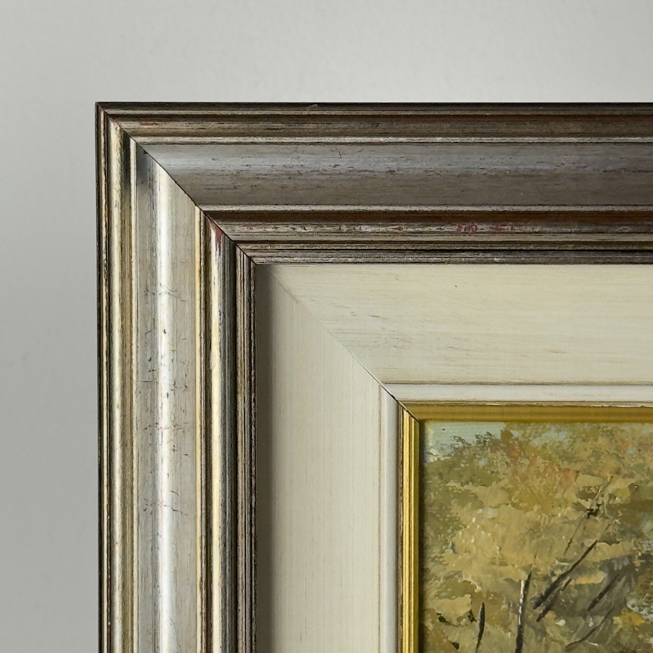 Original Landscape Oil Painting, Italy 1960s, Signed, Framed