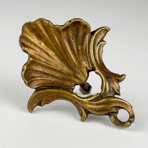 Antique bronze furniture handles, Italy, 1930s, Set of 5, Vintage home decor