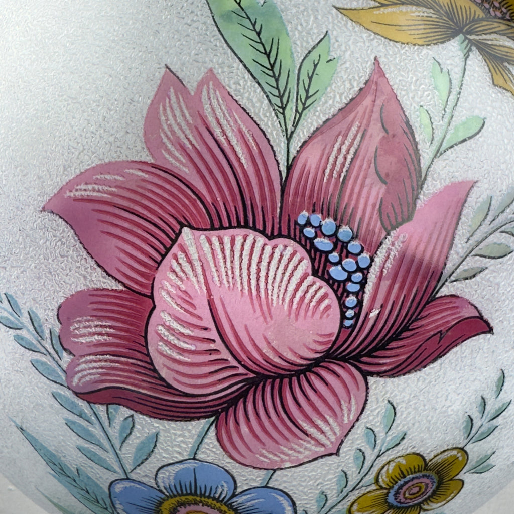 Vintage Pendant Light Flower, Italy 1960s