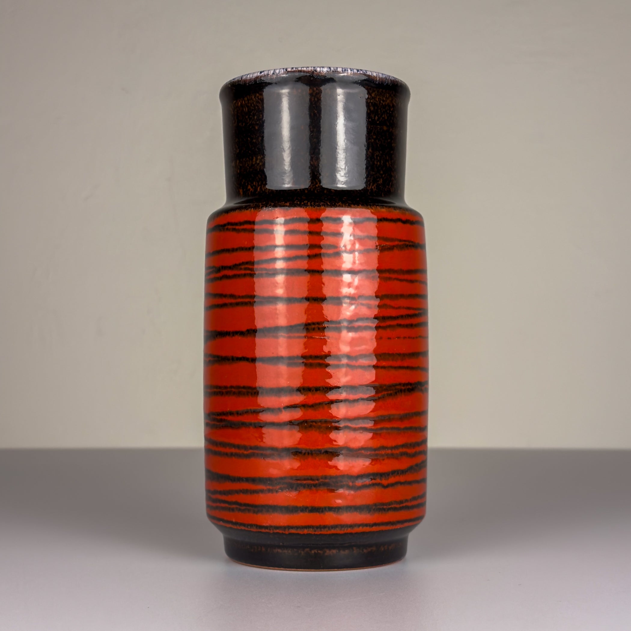 Vintage ceramic vase Rio, Ursula Fesca Design for Waechtersbach, West Germany, 1970s