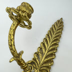 Antique Empire Bronze Wall Candle Sconce, Italy, Late 19th Century