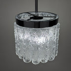 Vintage murano glass chandelier Tronchi by Toni Zuccheri for Venini, Italy 1960s
