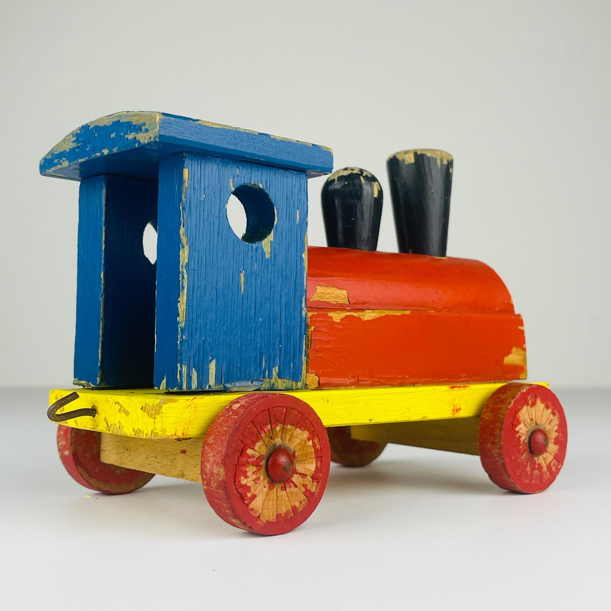 Vintage wooden toy train, Italy, 1950s, Vintage Home Decor