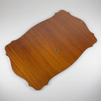 Vintage large wooden mirror, Italy 1970s