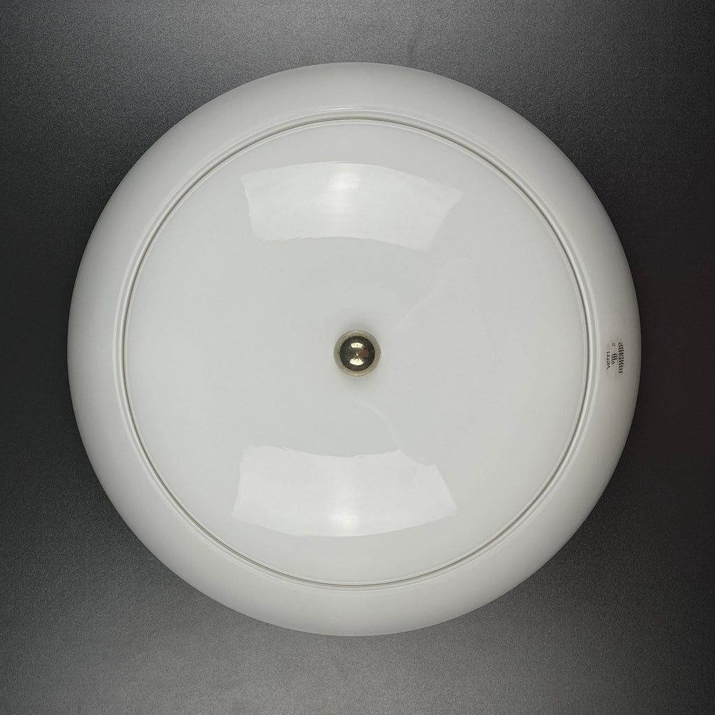 Mid-Century Murano Glass Ceiling Lamp: Vetreria De Majo, Italy 1970s