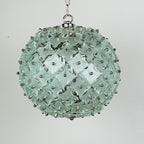 Vintage chandelier Sputnik by Fontana Arte, Italy 1960s, mid-century Italian modern