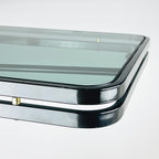 Large black coffee table by Allegri Arredamenti, Italy 1970s