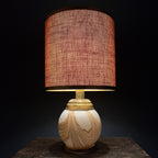 Murano table lamp Italy 1970s mid-century modern italian home decor