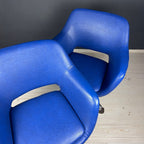 Mid-century office desk chairs Stol Kamnik Yugoslavia 1980s Set of 2