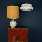 Murano table lamp Italy 1970s mid-century modern italian home decor