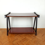 Mid-century TV or Radio Console Table, Yugoslavia 1970s, Retro furniture