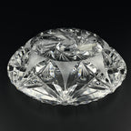 Retro Bohemian glass ashtray by Bohemia Crystal, Czech Republic, 1990s, Vintage home decor