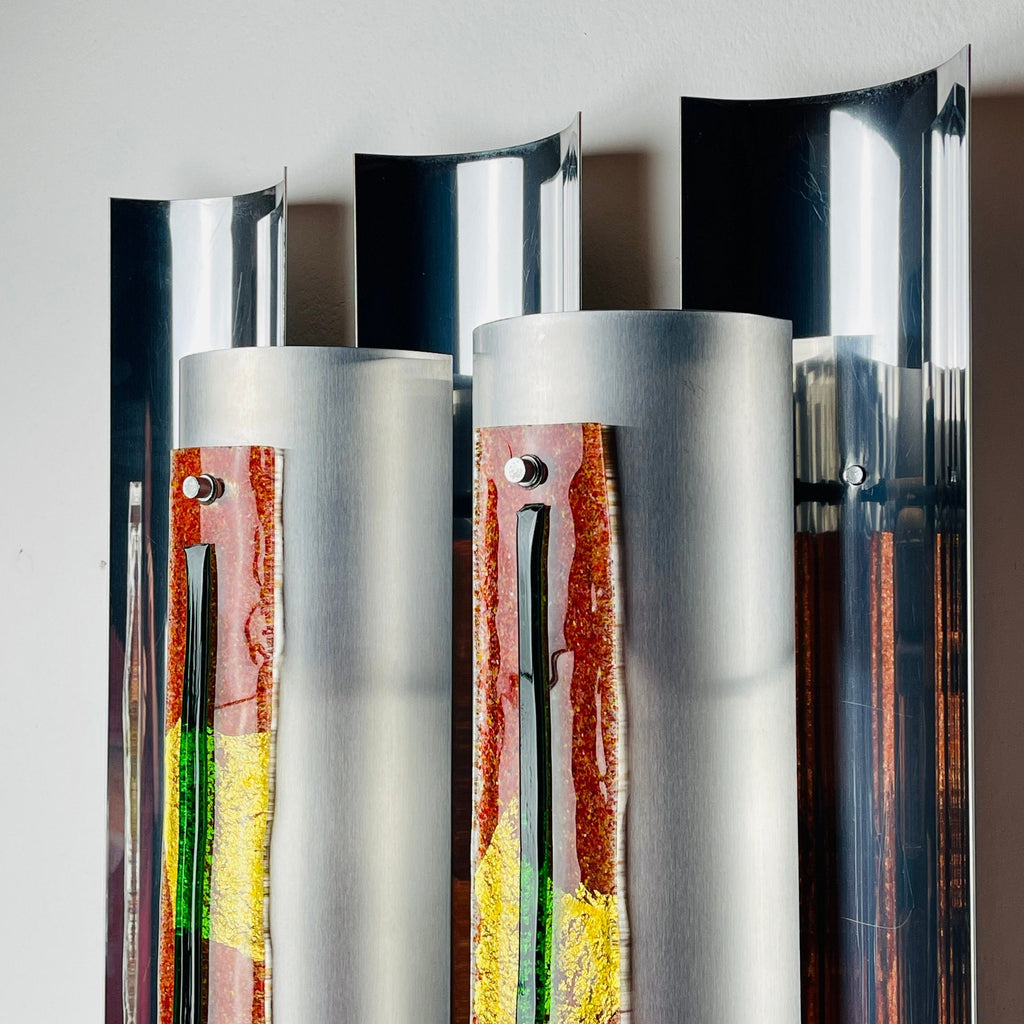 Angelo Brotto Esperia Wall Lamp: Mid-Century Modern Italian Lighting