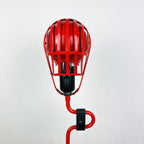Mid-century red desk  lamp IGLOO by Tommaso Cimini for Lumina Italy 1980s