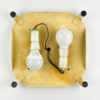 Vintage murano wall lamp, Italy 1970s MCM murano sconce
