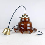 Vintage Pendant Lamp Petticoat by Peill & Putzler, Germany, 1970s