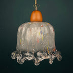 Vintage Murano Glass Pendant Lamp: Sylcom Italian Murrine Lighting