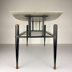 Vintage coffee table Italy 1950s Art deco Mid-century Italian Modern