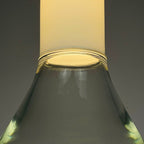 Murano Glass Pendant Lamp: Mid-Century Modern Italian Lighting by Leucos, 1970s
