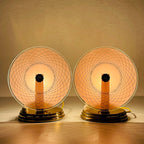 Vintage Italian Table Lamps: Mid-Century Modern Space Age UFO Lights