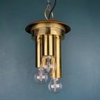 Vintage La Murrina Swirled Murano Glass Pendant Lamp - 1970s Italian Lighting