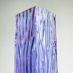 Vintage textured murano glass vase Tronchi, Italy 1970s