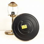 Vintage Gold Metal Table Lamps: Mid-Century Art Deco Night Lights