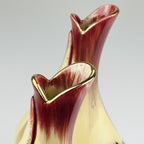 Mid-Century Bay Keramik Vases: West German Ceramic Set of 2