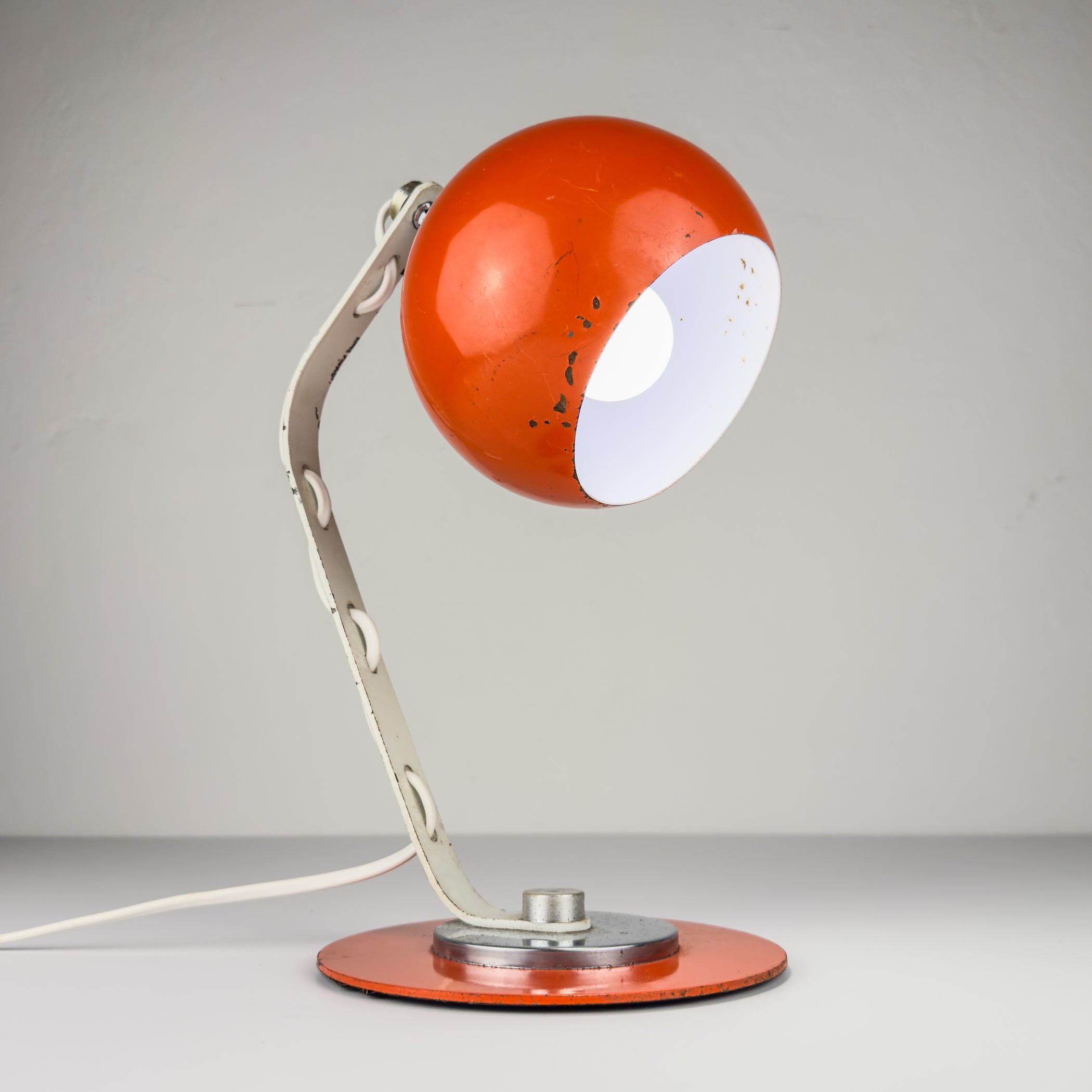 Mid-Century Eyeball Desk Lamp, Italy, 1970s