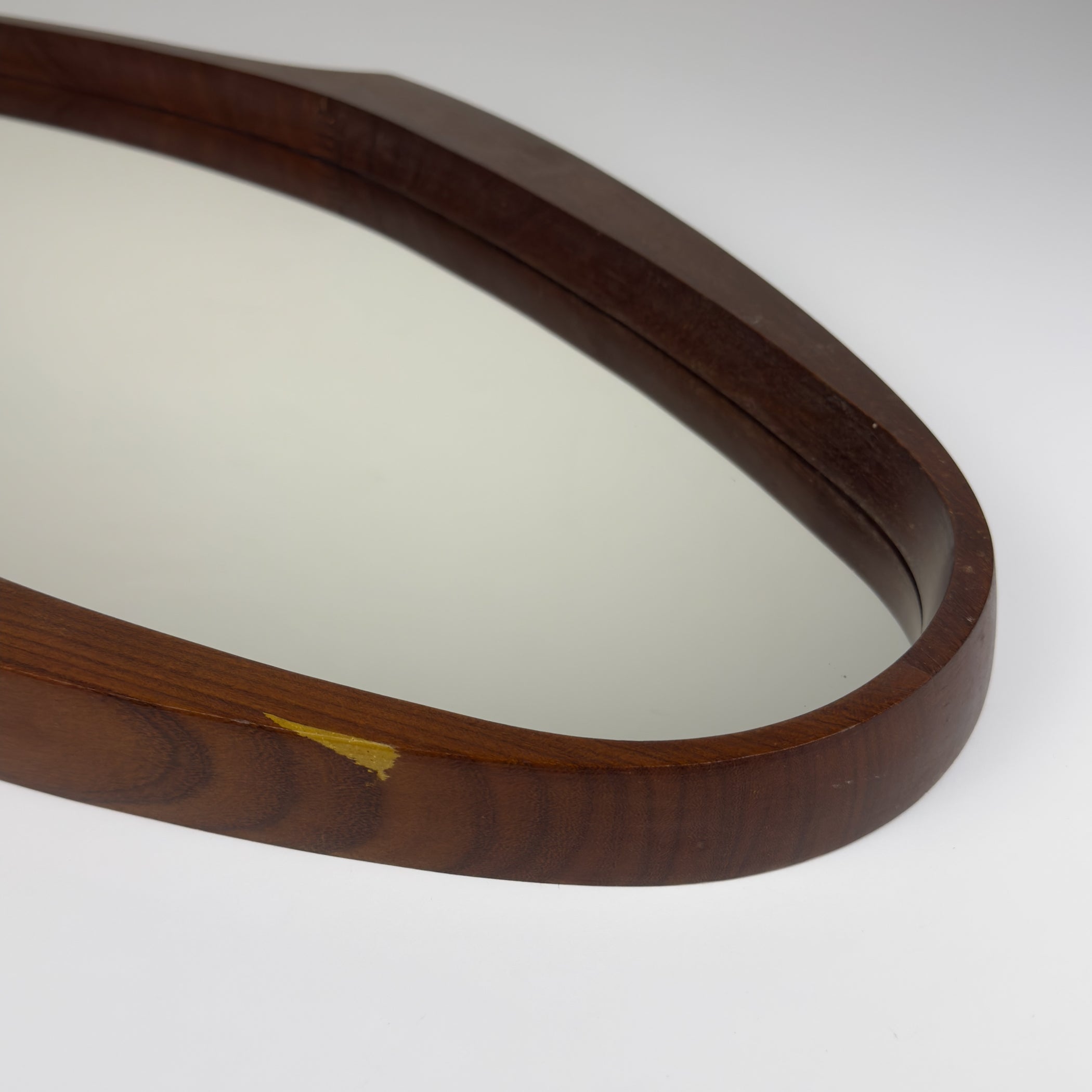 Mid-century Wall Mirror with Teak, Italy 1960s