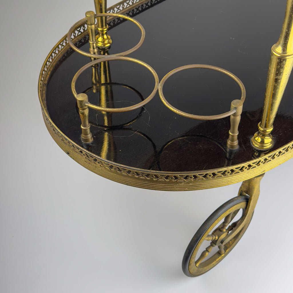 Vintage Bar Cart, Italy 1960s, Mid-Century modern