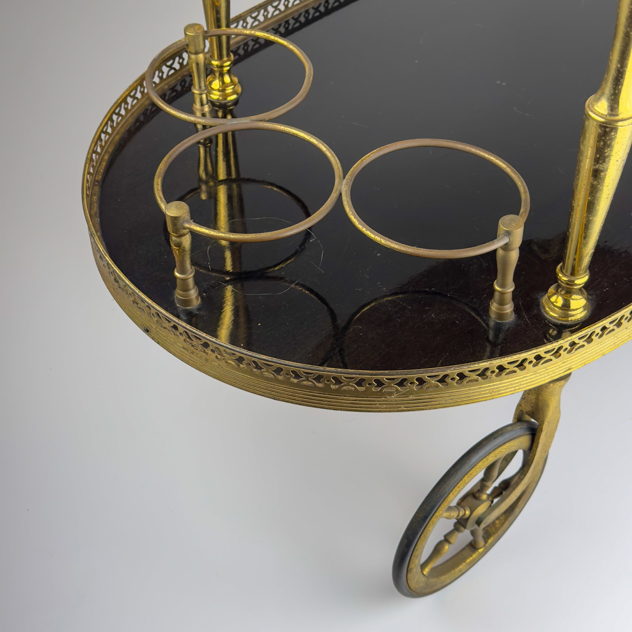 Vintage Bar Cart, Italy 1960s, Mid-Century modern
