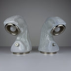 Table Lamp Osso by Carlo Nason for Mazzega, Italy 1970s, Set of 2