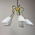 Vintage Stilnovo chandelier, Italy 1940-50s