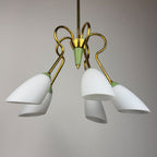 Vintage Stilnovo chandelier, Italy 1940-50s