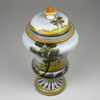 Vintage vase with lid by Lorenzo Di Stefano, Italy, late 20th Century
