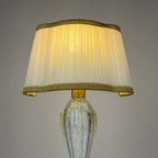 Original Murano glass table lamp by Barovier and Toso, Italy 1980s
