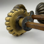 Antique solid brass Door Knob, Italy early 20th century