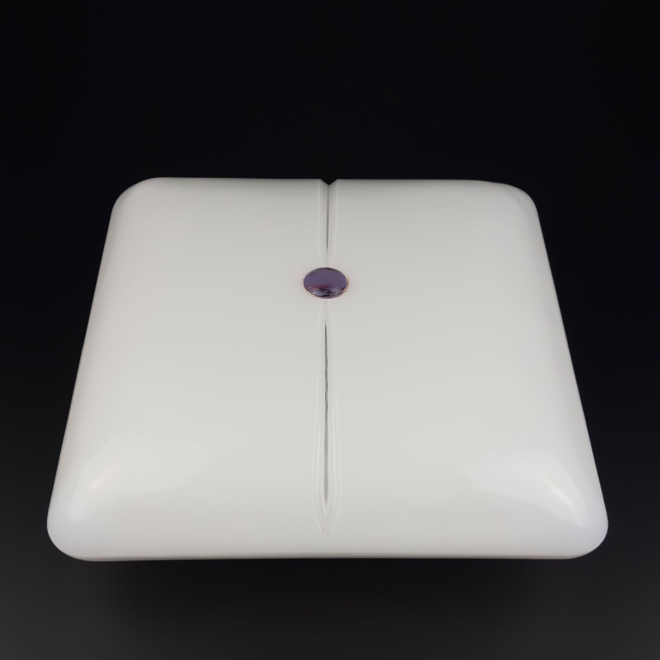 Mid-Century Murano Ceiling Lamp Vetreria De Majo, Italy 1970s